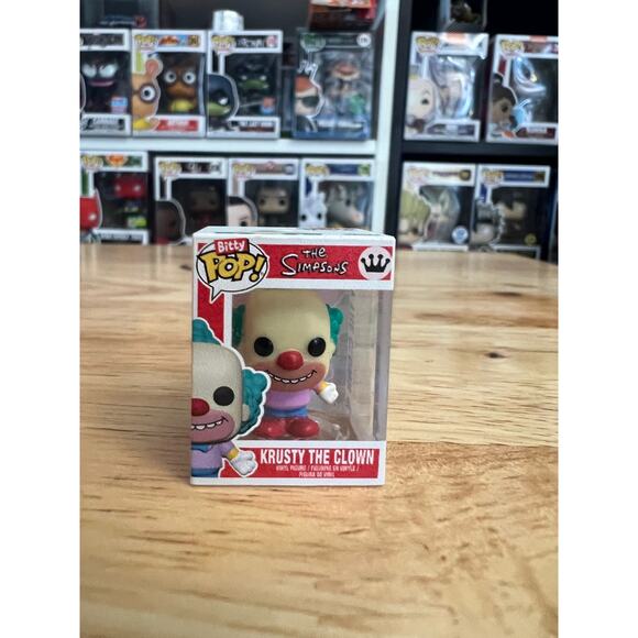 BITTY Krusty the Clown Funko Pop #04 Simpsons Animation TV Television Show FOX - Picture 1 of 6